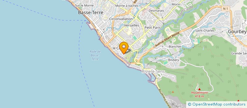 localisation de l'entreprise VIENTO INVEST  BASSE-TERRE