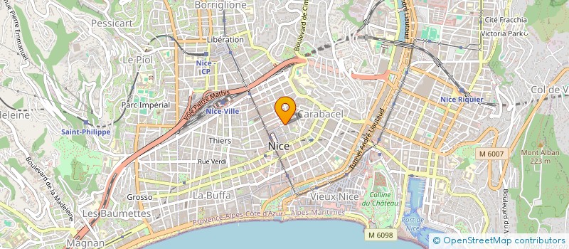 localisation de l'entreprise VIEREL à NICE