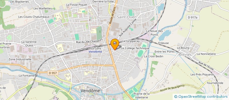 localisation de l'entreprise VIERVILLE  VENDOME