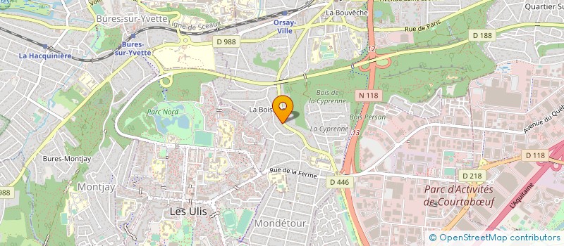 localisation de l'entreprise VIES & AGES à ORSAY