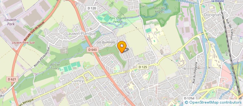 localisation de l'entreprise VIES CACHEES  CUINCY