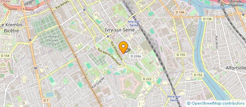 localisation de l'entreprise VIET 37  IVRY-SUR-SEINE