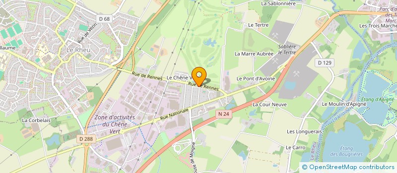 localisation de l'entreprise VIET BRETAGNE IMMOBILIER (VNBI)  LE RHEU