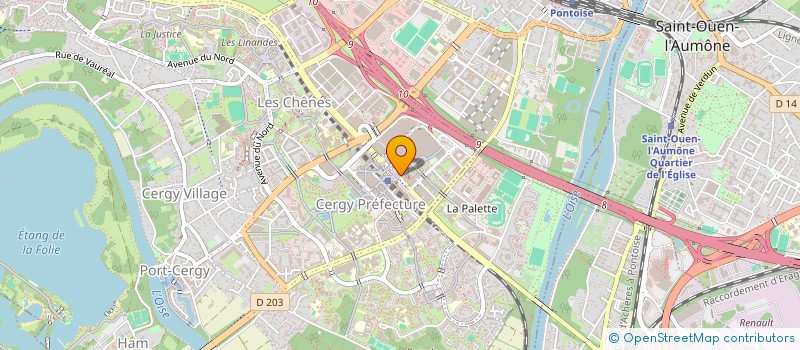 localisation de l'entreprise VIET HONG à CERGY