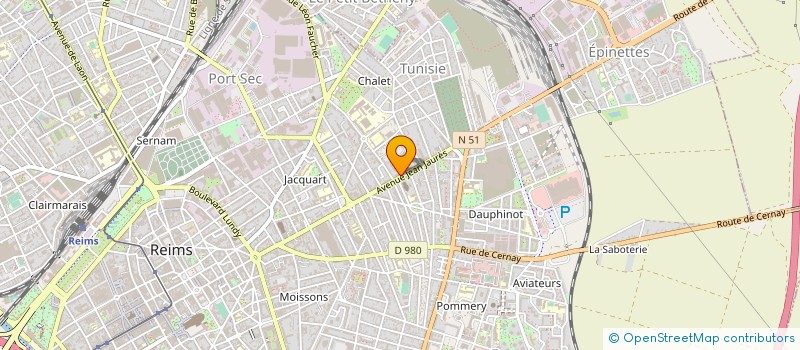 localisation de l'entreprise VIET QUAN  REIMS