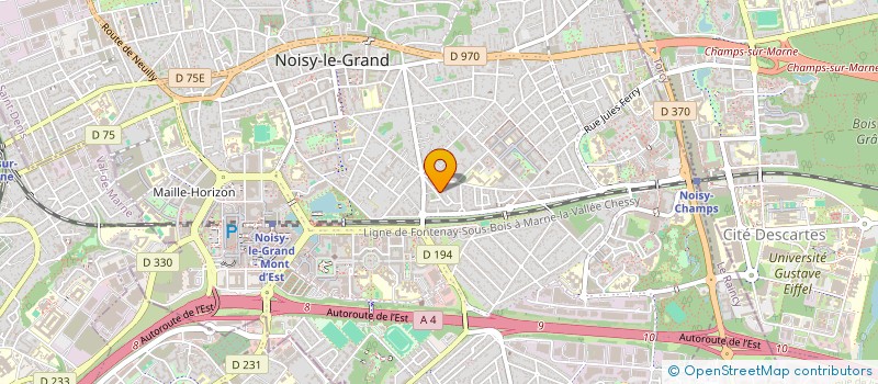 localisation de l'entreprise VIET THAI GRILL  NOISY-LE-GRAND