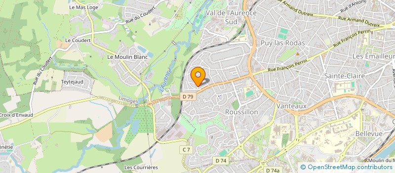 localisation de l'entreprise VIET VO DAO CLUB BA HOI LIMOGES à LIMOGES