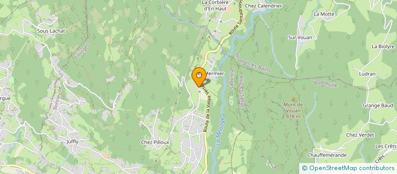 localisation de l'entreprise VIET VO DAO-CLUB DE FILLINGES  FILLINGES