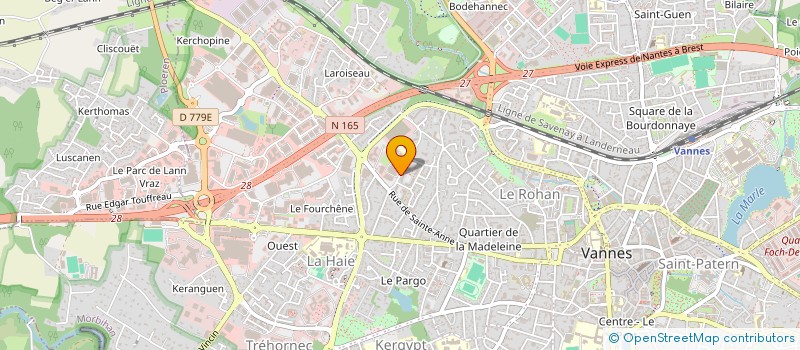 localisation de l'entreprise VIET VO DAO CLUB DE VANNES à VANNES