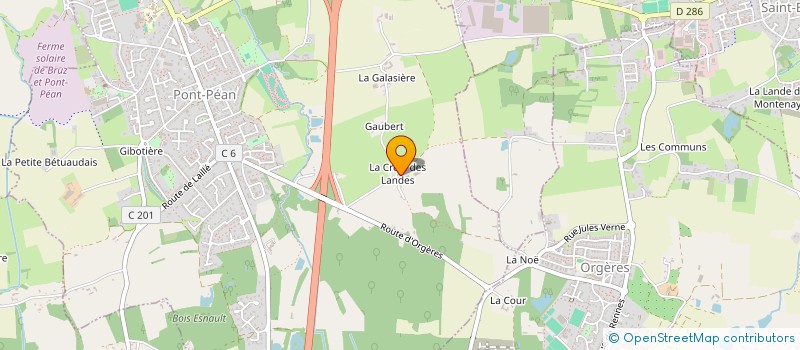 localisation de l'entreprise VIET VO DAO PONT PEAN ECOLE THIEN LONG  PONT-PEAN