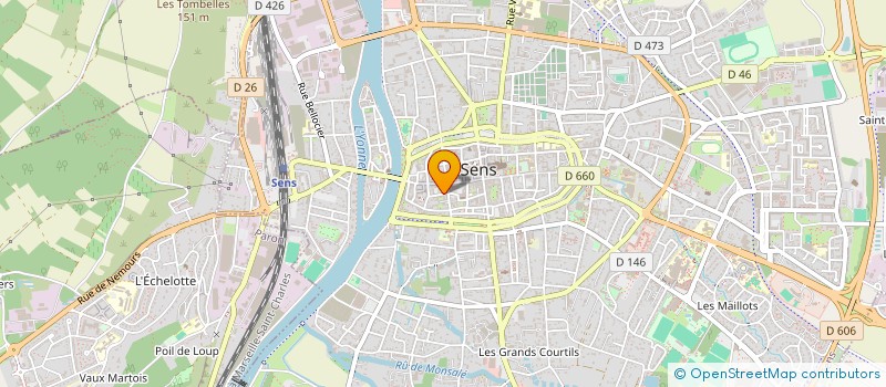 localisation de l'entreprise VIETELY  SENS