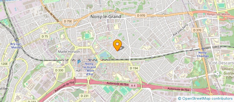 localisation de l'entreprise VIETSCIENCES à NOISY-LE-GRAND