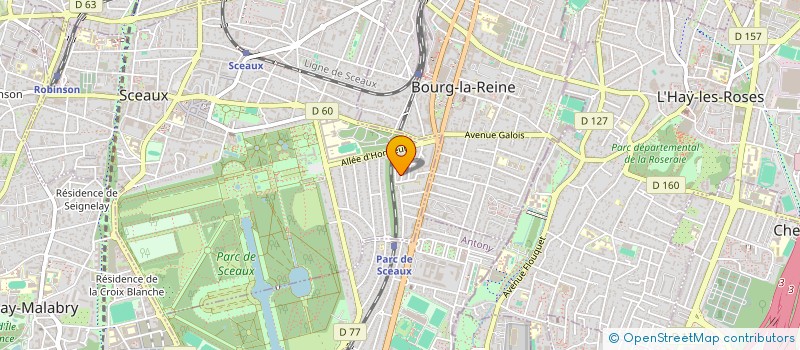 localisation de l'entreprise VIETX TRAVEL  SCEAUX
