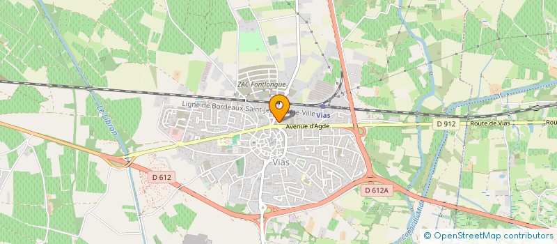 localisation de l'entreprise VIEU-BADOC LES PASTOURELLES à VIAS