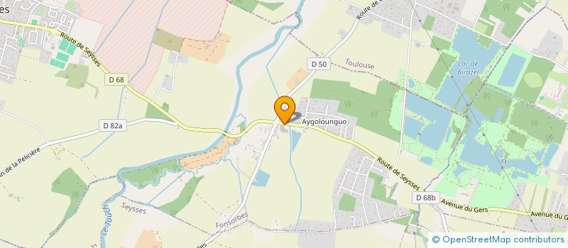 localisation de l'entreprise VIEU CHRISTIAN MENUISIER EBENISTE  FONSORBES