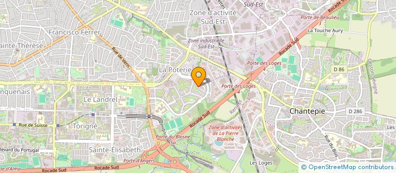 localisation de l'entreprise VIEUVILLE AURELIEN SARL  RENNES