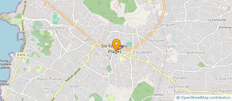 localisation de l'entreprise VIEUX à SIX-FOURS-LES-PLAGES