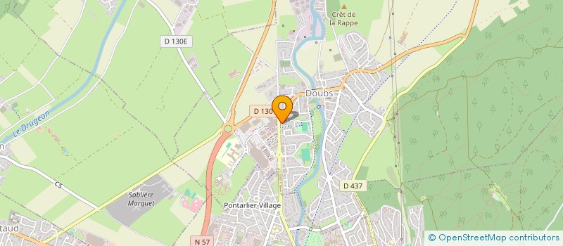 localisation de l'entreprise VIEUX CHATEAU  DOUBS