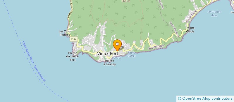 localisation de l'entreprise VIEUX-FORT BTP à VIEUX-FORT