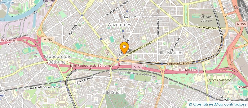 localisation de l'entreprise VIEUX LILLE IMMOBILIER  LILLE