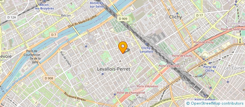 localisation de l'entreprise VIEUX METAUX ANDRIEU ET FILS à LEVALLOIS-PERRET