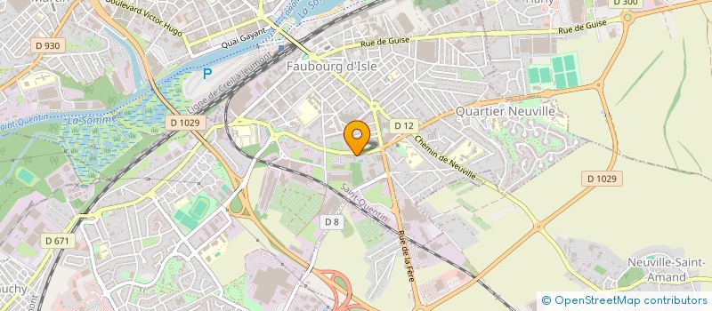 localisation de l'entreprise VIEUX MILLESIMES à SAINT-QUENTIN