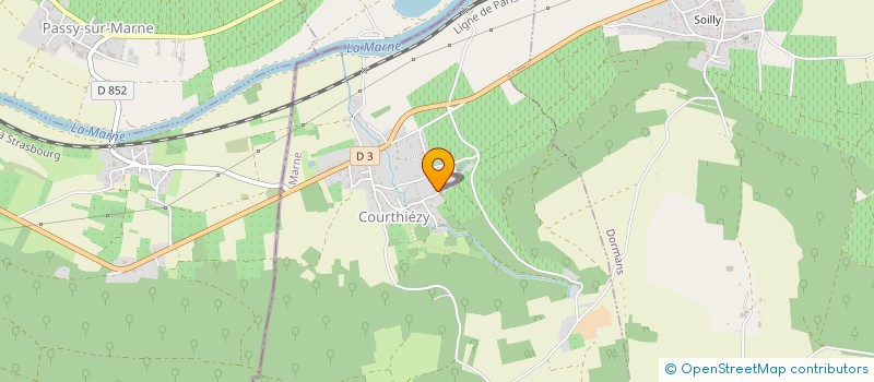 localisation de l'entreprise VIEUX MOULIN (DU)  COURTHIEZY