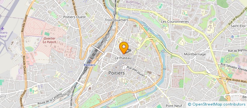 localisation de l'entreprise VIEUX PICTONS RUGBY  POITIERS