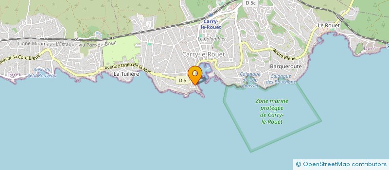 localisation de l'entreprise VIEUX PORT  CARRY-LE-ROUET