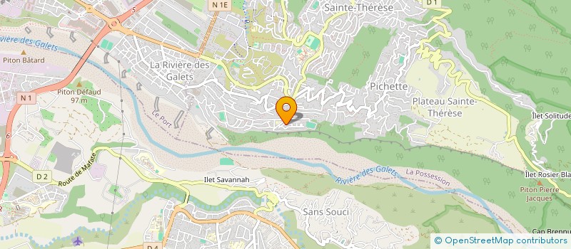 localisation de l'entreprise VIEUX TANGUE  LA POSSESSION