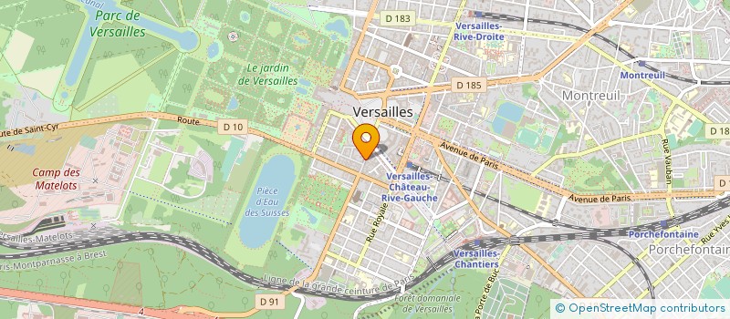 localisation de l'entreprise VIEUX VERSAILLES IMMOBILIER à VERSAILLES