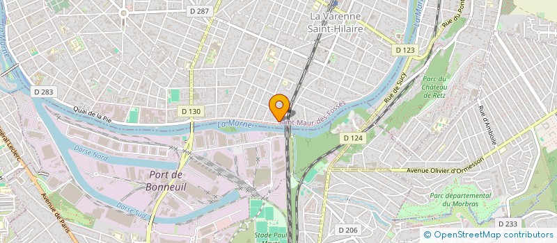 localisation de l'entreprise VIEVILLE HOLDING à SAINT-MAUR-DES-FOSSES