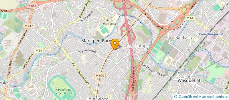 localisation de l'entreprise VIEW AVOCATS à MARCQ-EN-BARŒUL