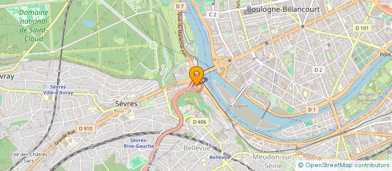 localisation de l'entreprise VIEW CAST à SEVRES