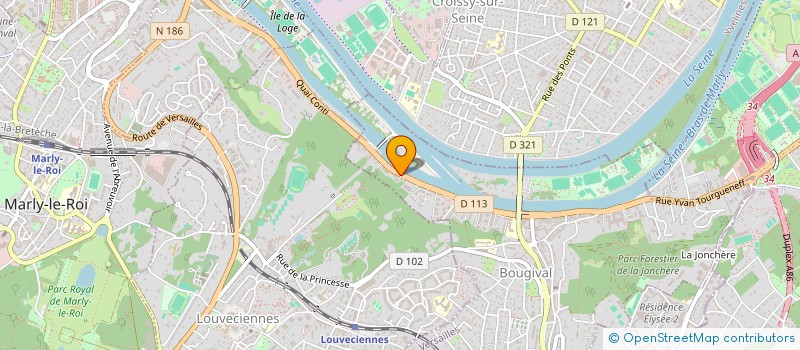 localisation de l'entreprise VIEW DIFFUSION  BOUGIVAL