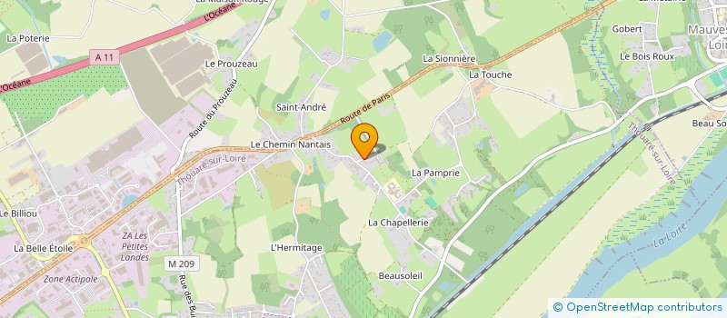 localisation de l'entreprise VIEWCOM SARL à THOUARE-SUR-LOIRE