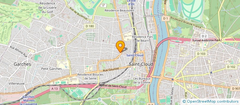 localisation de l'entreprise VIEWMAD à SAINT-CLOUD