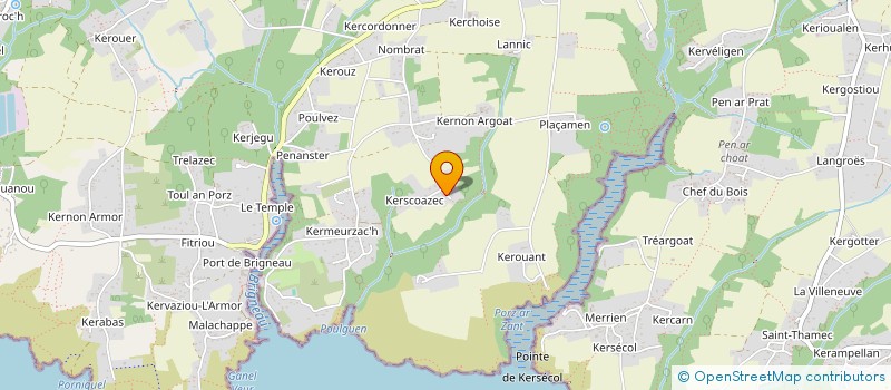 localisation de l'entreprise VIEWS-FACTORY à MOELAN SUR MER