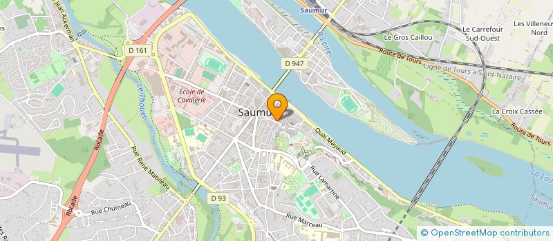 localisation de l'entreprise VIF 3 à SAUMUR