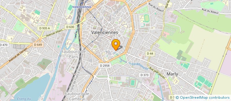 localisation de l'entreprise VIF à VALENCIENNES