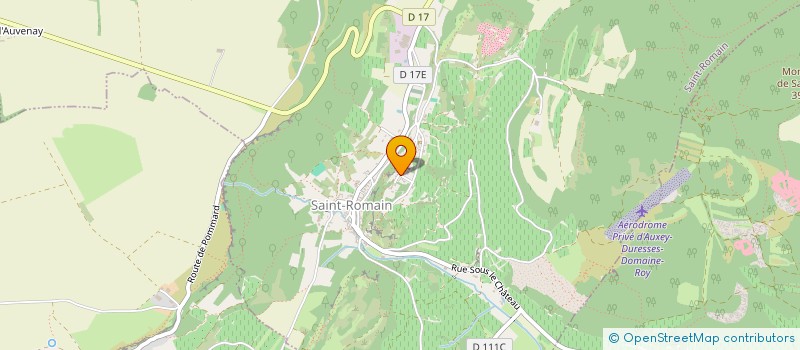 localisation de l'entreprise VIF  SAINT-ROMAIN