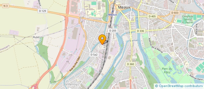 localisation de l'entreprise VIF INFORMATIQUE  VILLENOY