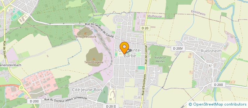localisation de l'entreprise VIF TEXTIL à RUELISHEIM