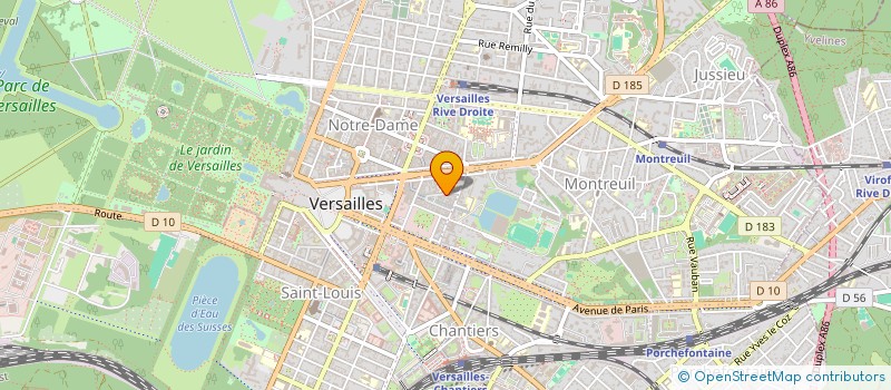 localisation de l'entreprise VIFE à VERSAILLES