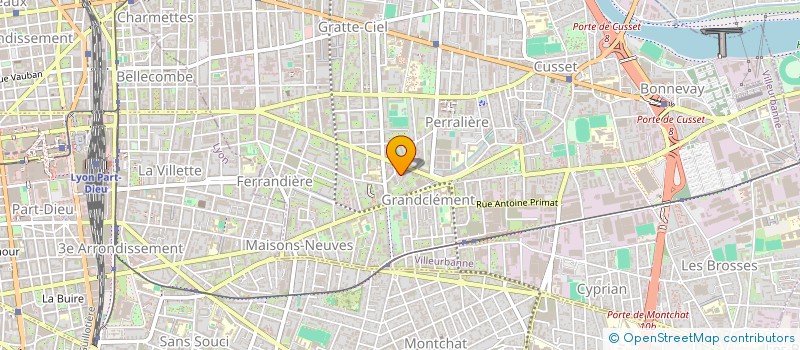 localisation de l'entreprise VIFFIL-SOS FEMMES à VILLEURBANNE