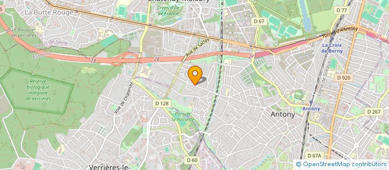 localisation de l'entreprise VIFLAM CONSULTING à ANTONY