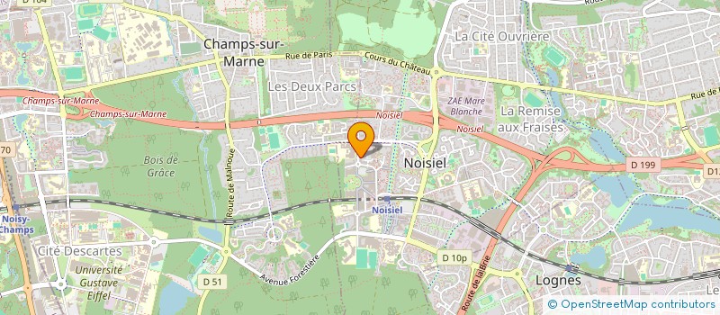 localisation de l'entreprise VIFRA  NOISIEL