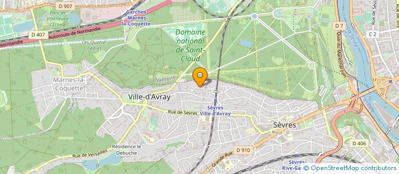 localisation de l'entreprise VIGALES  VILLE-D'AVRAY