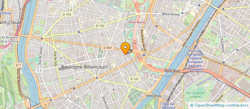 localisation de l'entreprise VIGALIS GROUPE SA à BOULOGNE-BILLANCOURT