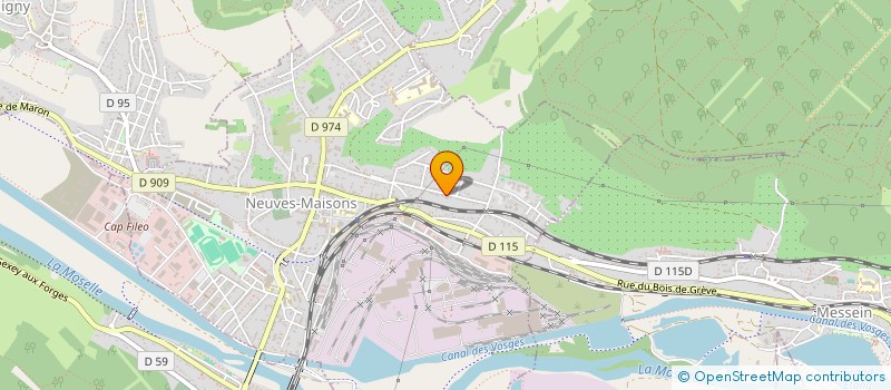 localisation de l'entreprise VIGAMAT  NEUVES-MAISONS